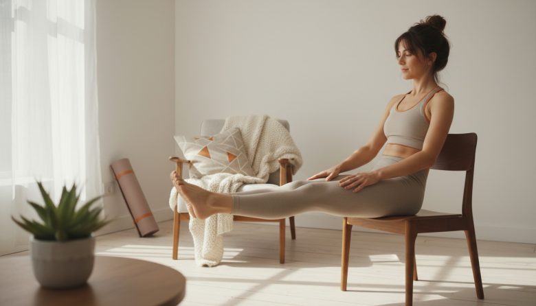 How to Do Seated Leg Lifts Anywhere